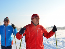 Глава Вологды Евгений Шулепов проинспектировал лыжные трассы и катки в минувшие выходные