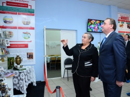 Глава города Евгений Шулепов посетил выставку «Эта сладкая, сладкая история…»