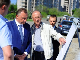 Глава Вологды Евгений Шулепов обсудил план проведения ремонта Ленинградского моста в ходе выезда на объект