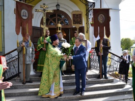 Глава Вологды Евгений Шулепов наградил строителей часовни Герасима