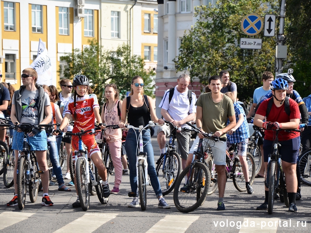 Вечерняя велопрогулка для всех желающих пройдет в Вологде 12 августа