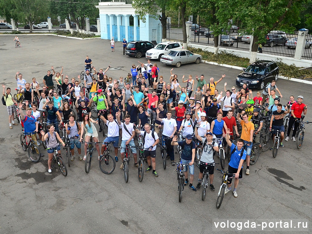 Первый городской велоквест прошел в Вологде