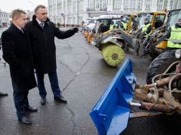 Глава Вологды Евгений Шулепов проинспектировал готовность коммунальных муниципальных предприятий к зиме