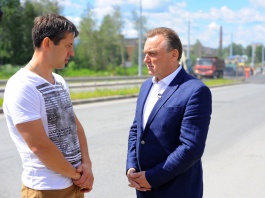 До 20 июня строительство транспортной развязки в створе Белозерского шоссе должно быть завершено