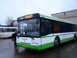 Водители проходят стажировку на новых автобусах марки «ЛиАЗ»
